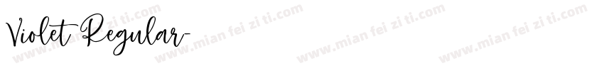 Violet Regular字体转换